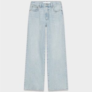 Denim Forum The Farrah Hi-Rise Wide Jean - 15 Yrs Brl Thr Bleu